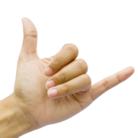 Gesturing hand Call png