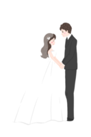 sposi e personaggio sposato