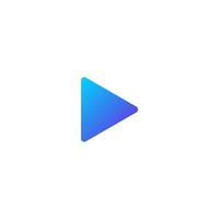 Play Gradient Button vector