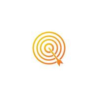 Goal, Target Gradient Icon vector