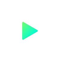 Play Gradient Button vector