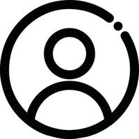 User icon for web site, Login Head Sign icon design vector