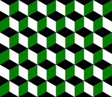 green and black seamless geometric pattern vector