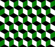 green and black seamless geometric pattern vector