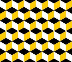 yellow and black pattern fill background vector