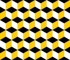 yellow and black pattern fill background vector