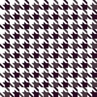 black seamless surface pattern design with houndstooth vector