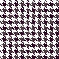 black seamless surface pattern design with houndstooth vector