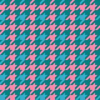 blue seamless surface pattern design with houndstooth vector