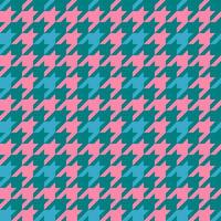blue seamless surface pattern design with houndstooth vector