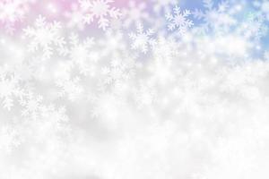 Abstract winter Christmas and New Year background. Snowflakes. photo