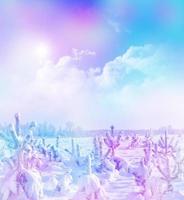 forest in the frost. Winter landscape. Snow covered trees. photo