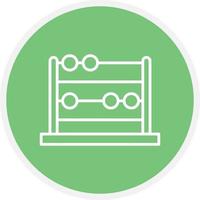 Abacus Line Inverted Icon vector