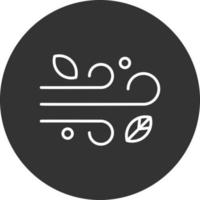 Emergency Button Line Inverted Icon vector