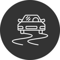 4 - Driving Stability Line Inverted Icon vector