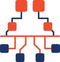 Sequence Line Inverted Icon vector