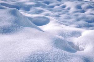 antecedentes. paisaje de invierno la textura de la nieve foto