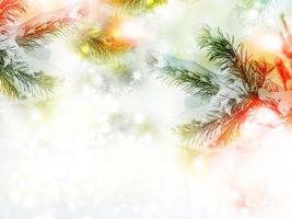 Winter landscape. Snow covered trees. christmas background photo