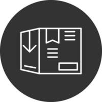 Distribution Line Inverted Icon vector