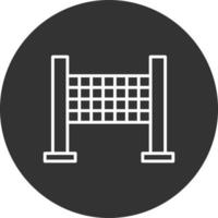 Finish Line Inverted Icon vector