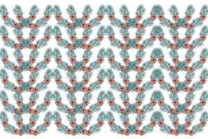 Abstract background of pine branches and cones. photo