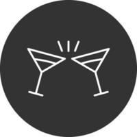 Toast Line Inverted Icon vector