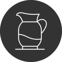 Lemonade Line Inverted Icon vector