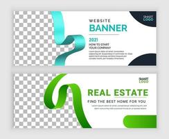 real estate and marketing banner template.