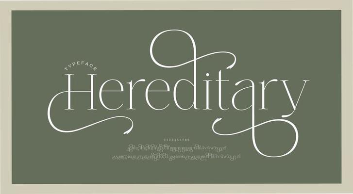 Elegant wedding alphabet letters font and number. Typography luxury classic lettering serif fonts decorative with tails vintage retro concept. vector illustration
