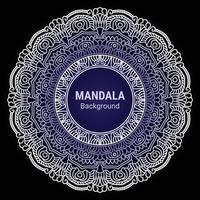 Fondo de diseño de mandala ornamental de lujo vector