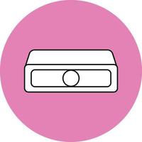 Projector simple icon for technology related design element vector