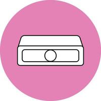 icono simple del proyector para el elemento de diseño relacionado con la tecnología vector