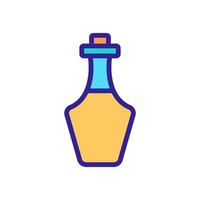 greek kitchen oil bottle icon vector outline illustration