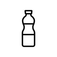 ordinary bottle of sunflower oil icon vector outline illustration