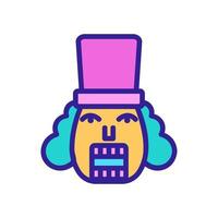nutcracker Icon vector. Isolated contour symbol illustration vector