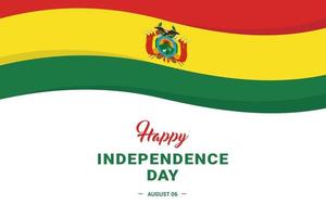 Bolivia Independence Day vector