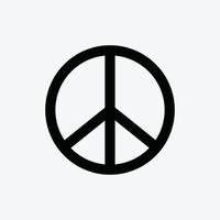 Peace icon flat style illustration vector