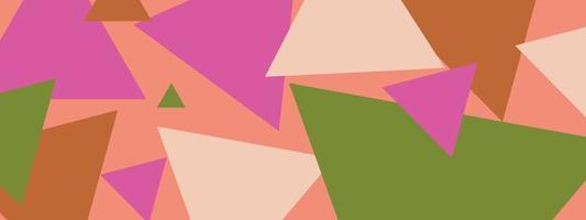 Triangle abstract colorful background.For banner design for businesses, websites and others. vector