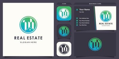 Real estate Logo design Premium Vector