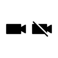 turn on and turn off video icon design vector illustration.
