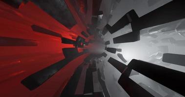abstract background uses a looping animation pattern that has a sci-fi and cinematic impression, loop 3d rendering video