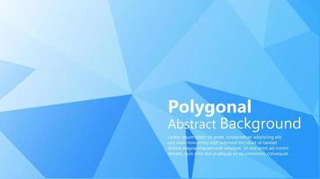 Polygon Abstract Backgrounds. Colorful vector banner.