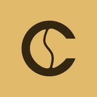 C Coffee Logo Vector