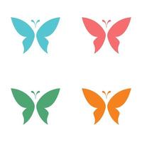 icono de mariposa ilustración de arte vectorial