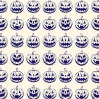 Pumpkin seamless pattern design vector art