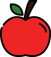 diseño de icono de manzana png