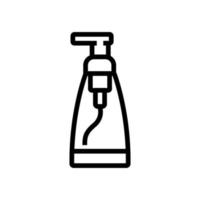 antibacterial sprayer icon vector outline illustration