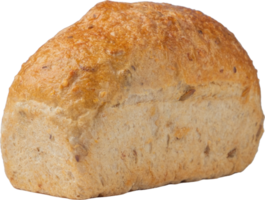 recorte pan de trigo integral sobre fondo transparente. png