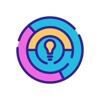 find solution icon vector outline illustration