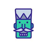 nutcracker Icon vector. Isolated contour symbol illustration vector